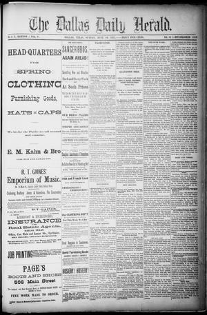 The Dallas Daily Herald. (Dallas, Tex.), Vol. 5, No. 83, Ed. 1 Sunday, June 10, 1877