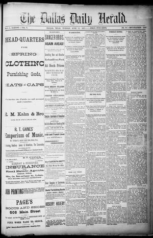 The Dallas Daily Herald. (Dallas, Tex.), Vol. 5, No. 84, Ed. 1 Tuesday, June 12, 1877