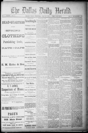 The Dallas Daily Herald. (Dallas, Tex.), Vol. 5, No. 91, Ed. 1 Wednesday, June 20, 1877