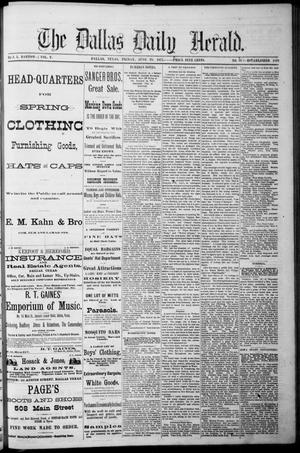 The Dallas Daily Herald. (Dallas, Tex.), Vol. 5, No. 99, Ed. 1 Friday, June 29, 1877