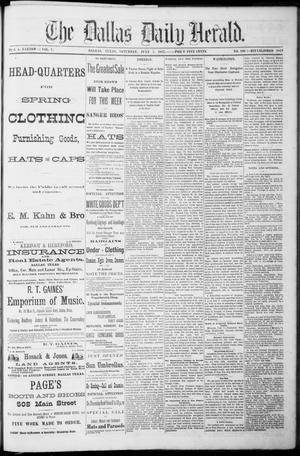 The Dallas Daily Herald. (Dallas, Tex.), Vol. 5, No. 106, Ed. 1 Saturday, July 7, 1877