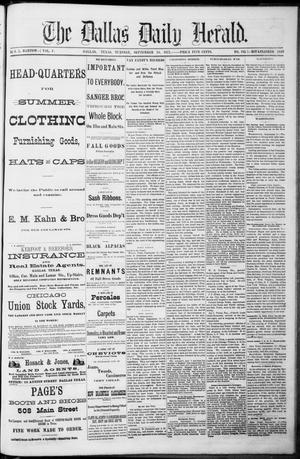 The Dallas Daily Herald. (Dallas, Tex.), Vol. 5, No. 195, Ed. 1 Tuesday, September 18, 1877