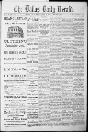 Primary view of object titled 'The Dallas Daily Herald. (Dallas, Tex.), Vol. 5, No. 116, Ed. 1 Friday, October 12, 1877'.