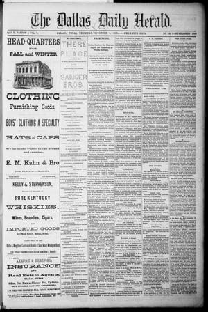 The Dallas Daily Herald. (Dallas, Tex.), Vol. 5, No. 133, Ed. 1 Thursday, November 1, 1877