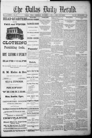The Dallas Daily Herald. (Dallas, Tex.), Vol. 5, No. 138, Ed. 1 Wednesday, November 7, 1877