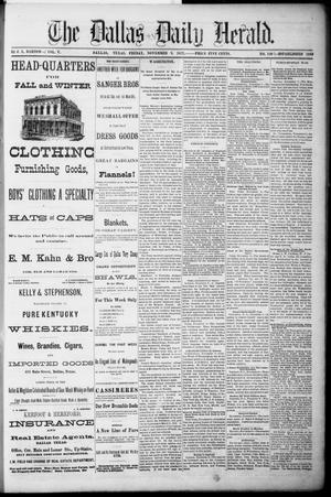 The Dallas Daily Herald. (Dallas, Tex.), Vol. 5, No. 140, Ed. 1 Friday, November 9, 1877