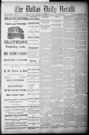 The Dallas Daily Herald. (Dallas, Tex.), Vol. 5, No. 141, Ed. 1 Saturday, November 10, 1877