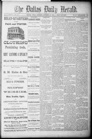 The Dallas Daily Herald. (Dallas, Tex.), Vol. 5, No. 147, Ed. 1 Saturday, November 17, 1877