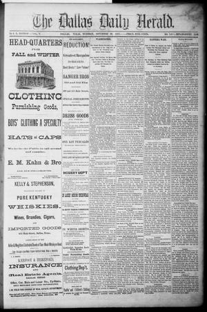 The Dallas Daily Herald. (Dallas, Tex.), Vol. 5, No. 149, Ed. 1 Tuesday, November 20, 1877