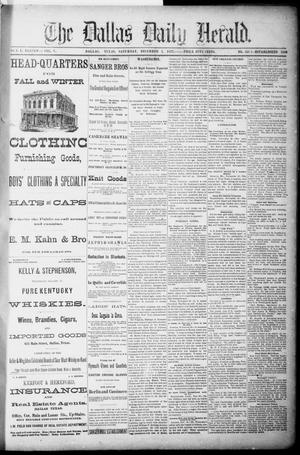 The Dallas Daily Herald. (Dallas, Tex.), Vol. 5, No. 158, Ed. 1 Saturday, December 1, 1877