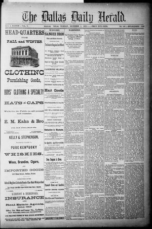 The Dallas Daily Herald. (Dallas, Tex.), Vol. 5, No. 160, Ed. 1 Tuesday, December 4, 1877