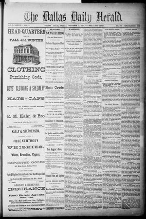 The Dallas Daily Herald. (Dallas, Tex.), Vol. 5, No. 163, Ed. 1 Friday, December 7, 1877