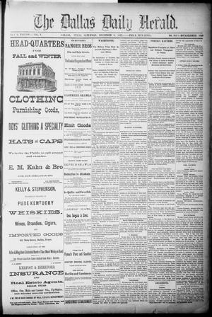 The Dallas Daily Herald. (Dallas, Tex.), Vol. 5, No. 164, Ed. 1 Saturday, December 8, 1877