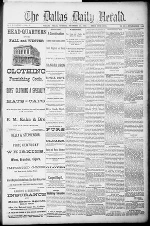 The Dallas Daily Herald. (Dallas, Tex.), Vol. 5, No. 166, Ed. 1 Tuesday, December 11, 1877