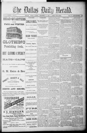 Primary view of object titled 'The Dallas Daily Herald. (Dallas, Tex.), Vol. 5, No. 177, Ed. 1 Sunday, December 23, 1877'.