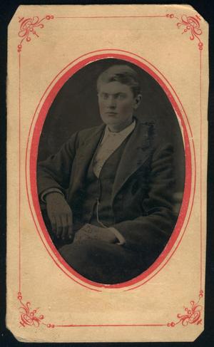 Primary view of object titled '[Studio Portrait of a Man]'.