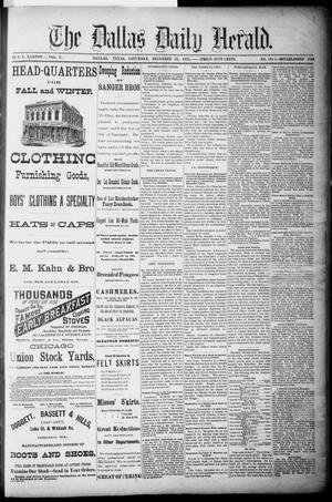 The Dallas Daily Herald. (Dallas, Tex.), Vol. 5, No. 181, Ed. 1 Saturday, December 29, 1877