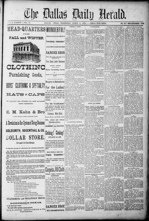 The Dallas Daily Herald. (Dallas, Tex.), Vol. 6, No. 20, Ed. 1 Wednesday, March 6, 1878