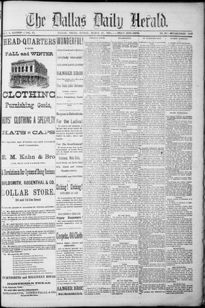 The Dallas Daily Herald. (Dallas, Tex.), Vol. 6, No. 30, Ed. 1 Sunday, March 17, 1878
