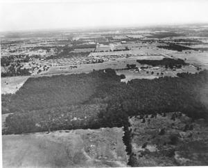 Primary view of object titled '[Aerial Photograph of a Section of Hurst, Texas #4]'.