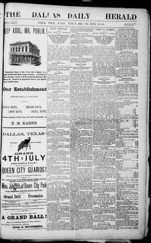 The Dallas Daily Herald. (Dallas, Tex.), Vol. 27, No. 184, Ed. 1 Sunday, June 27, 1880