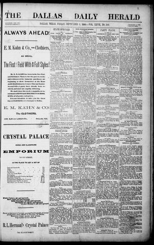 The Dallas Daily Herald. (Dallas, Tex.), Vol. 27, No. 246, Ed. 1 Friday, September 3, 1880