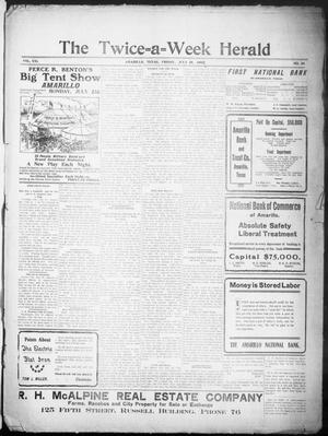 The Twice-a-Week Herald. (Amarillo, Tex.), Vol. 21, No. 58, Ed. 1 Friday, July 20, 1906