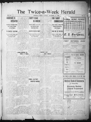 The Twice-a-Week Herald. (Amarillo, Tex.), Vol. 21, No. 91, Ed. 1 Tuesday, November 13, 1906