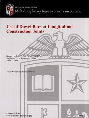 Use of dowel bars at longitudinal construction joints