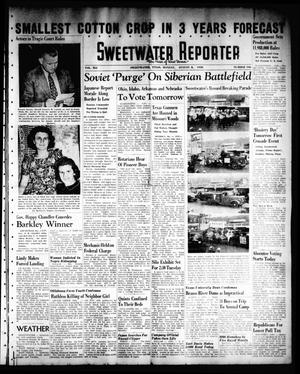 Sweetwater Reporter (Sweetwater, Tex.), Vol. 41, No. 108, Ed. 1 Monday, August 8, 1938