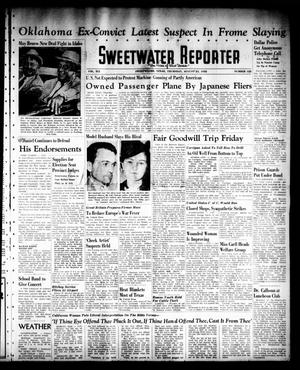 Sweetwater Reporter (Sweetwater, Tex.), Vol. 41, No. 122, Ed. 1 Thursday, August 25, 1938