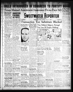 Primary view of object titled 'Sweetwater Reporter (Sweetwater, Tex.), Vol. 41, No. 233, Ed. 1 Thursday, January 19, 1939'.