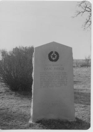 Monument Marking the Site of Isaac Parker's Home