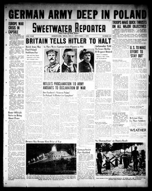 Primary view of object titled 'Sweetwater Reporter (Sweetwater, Tex.), Vol. 43, No. 101, Ed. 1 Friday, September 1, 1939'.