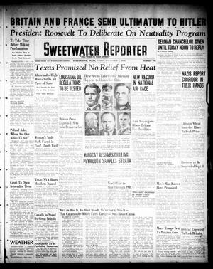 Primary view of object titled 'Sweetwater Reporter (Sweetwater, Tex.), Vol. 43, No. 102, Ed. 1 Sunday, September 3, 1939'.