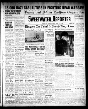 Sweetwater Reporter (Sweetwater, Tex.), Vol. 43, No. 109, Ed. 1 Tuesday, September 12, 1939