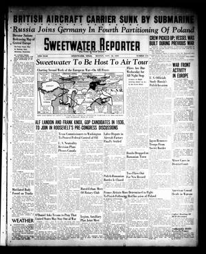 Sweetwater Reporter (Sweetwater, Tex.), Vol. 43, No. 114, Ed. 1 Monday, September 18, 1939
