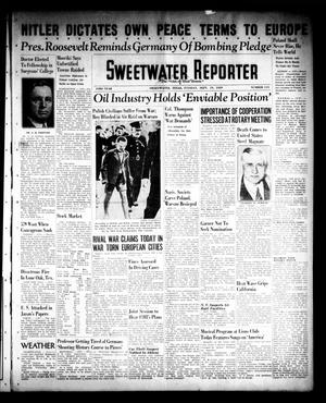 Sweetwater Reporter (Sweetwater, Tex.), Vol. 43, No. 115, Ed. 1 Tuesday, September 19, 1939