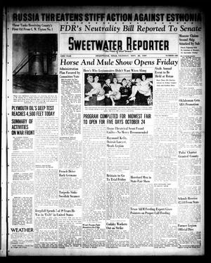 Sweetwater Reporter (Sweetwater, Tex.), Vol. 43, No. 122, Ed. 1 Thursday, September 28, 1939