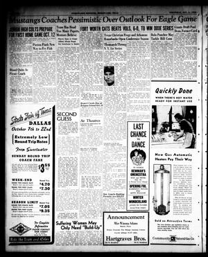 Sweetwater Reporter (Sweetwater, Tex.), Vol. 43, No. 127, Ed. 1 Wednesday, October 4, 1939