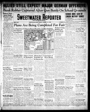 Sweetwater Reporter (Sweetwater, Tex.), Vol. 43, No. 141, Ed. 1 Friday, October 20, 1939