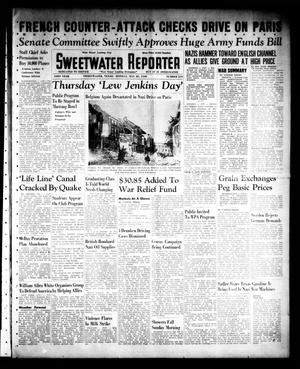 Sweetwater Reporter (Sweetwater, Tex.), Vol. 43, No. 319, Ed. 1 Monday, May 20, 1940