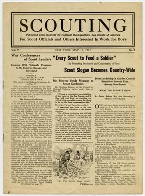 Scouting, Volume 5, Number 2, May 15, 1917
