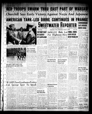 Primary view of object titled 'Sweetwater Reporter (Sweetwater, Tex.), Vol. 47, No. 176, Ed. 1 Wednesday, August 2, 1944'.