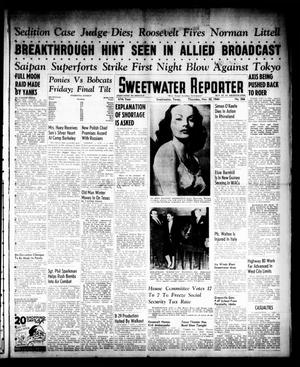 Sweetwater Reporter (Sweetwater, Tex.), Vol. 47, No. 266, Ed. 1 Thursday, November 30, 1944