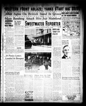 Primary view of object titled 'Sweetwater Reporter (Sweetwater, Tex.), Vol. 47, No. 277, Ed. 1 Wednesday, December 13, 1944'.