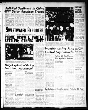 Sweetwater Reporter (Sweetwater, Tex.), Vol. 49, No. 42, Ed. 1 Tuesday, February 19, 1946