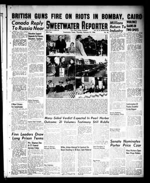 Sweetwater Reporter (Sweetwater, Tex.), Vol. 49, No. 44, Ed. 1 Thursday, February 21, 1946