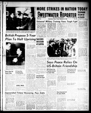 Primary view of object titled 'Sweetwater Reporter (Sweetwater, Tex.), Vol. 49, No. 45, Ed. 1 Friday, February 22, 1946'.