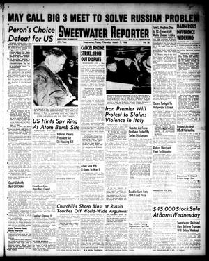 Sweetwater Reporter (Sweetwater, Tex.), Vol. 49, No. 56, Ed. 1 Thursday, March 7, 1946